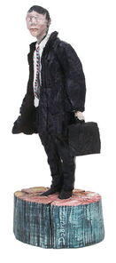 Abraham, wood, h 55cm