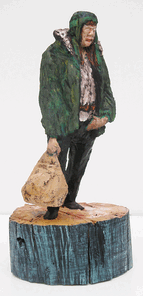 Kirstin, oak, h 43cm