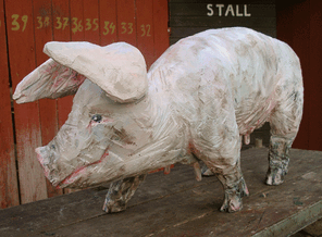 Schwein Anke, oak, 2 l=120cm