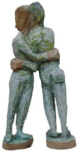 Karl und Erna, Linde, h 84 cm