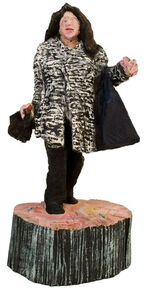 Baerbel, oak, h 43cm