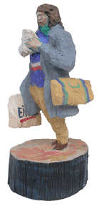 Irmgard, oak, h 43cm