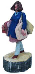 Cordelia, Eiche, h 67cm