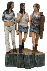 Die Samstags 01-4, wood, h=94cm