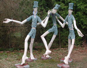 Hubert, Nelli und Hubert, oak, h 230 cm