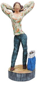 Liliane, oak, h 148cm