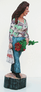 Edith, oak, h 100 cm