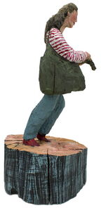 Theresia, oak, h 47cm