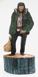 Kirstin, oak, h 43cm